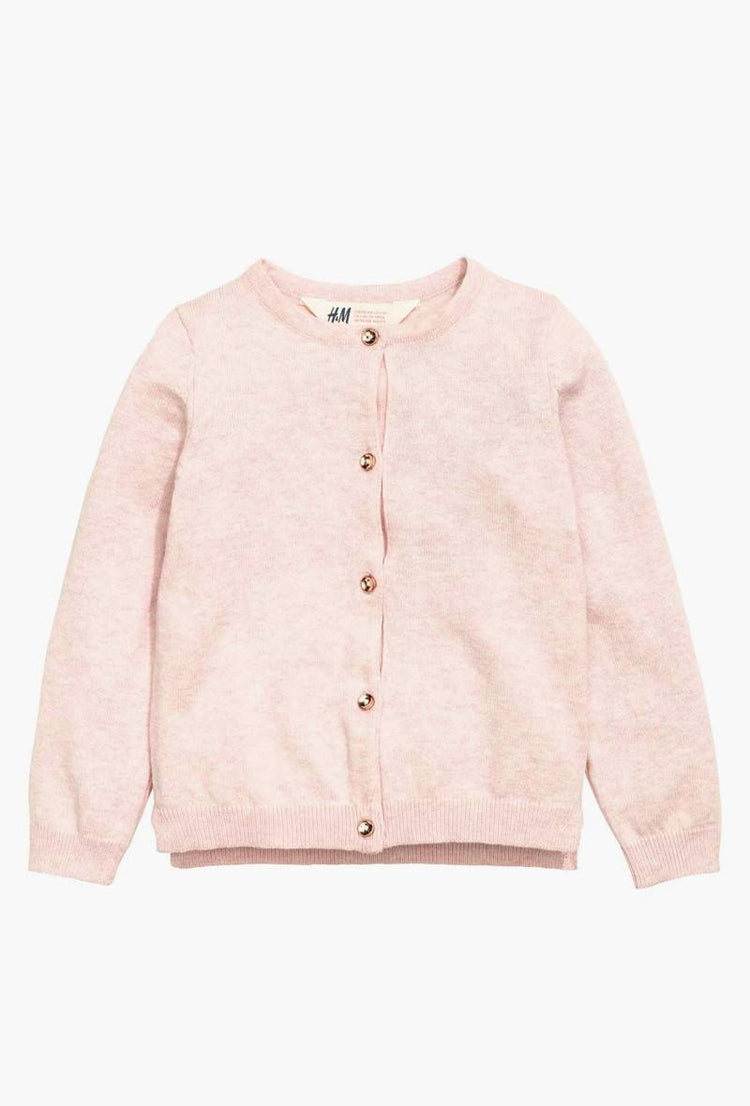 Áo khoác cardigan dài tay cho bé gái